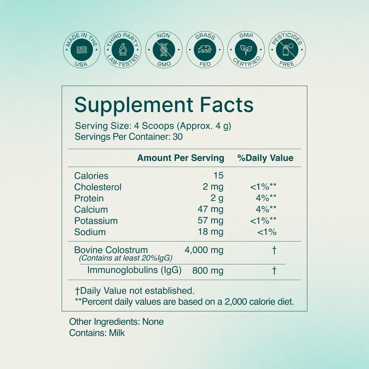 Healthletic™ Daily Colostrum  120 g. - Image 15